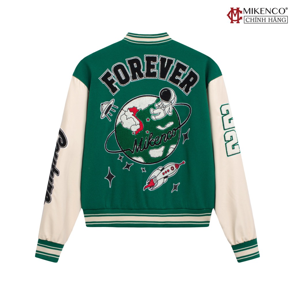 Áo khoác varsity nam MIKENCO World Wide Varsity