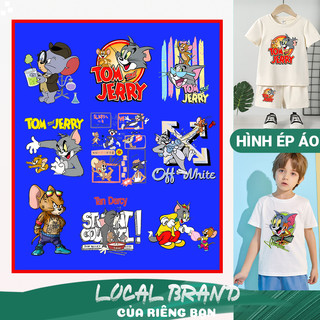 Hình ủi quần, áo Tom và Jerry cho trẻ em ủi bằng bàn là, bàn ủi H2