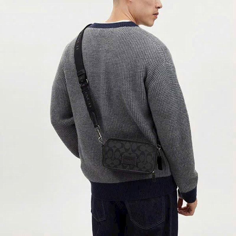 Túi nam Coach Wyatt Crossbody dáng đeo chéo mini