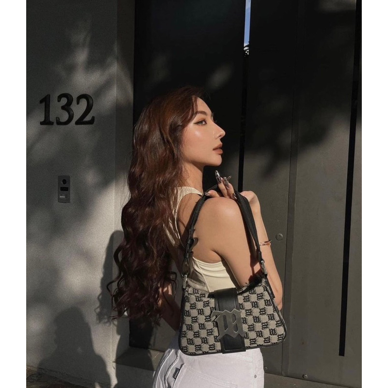 Hàng sẵn túi kẹp nách MISbBHV MONOGRAM FULL BOX bản Vip