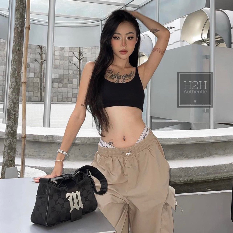 Hàng sẵn túi kẹp nách MISbBHV MONOGRAM FULL BOX bản Vip