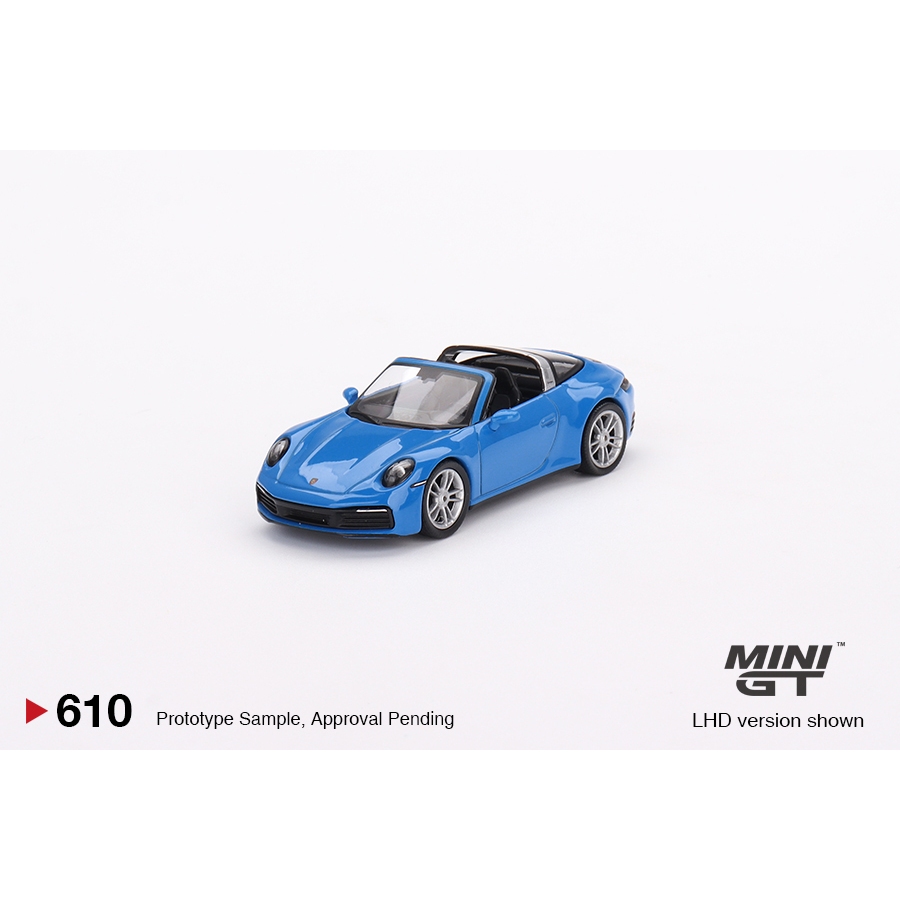 Mô hình ô tô Porsche 911 Targa 4S Shark Blue 1/64 MiniGT MGT00610