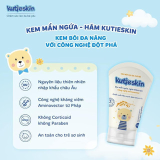 Kem bôi đa năng làm dịu da cho bé Kutieskin 30g