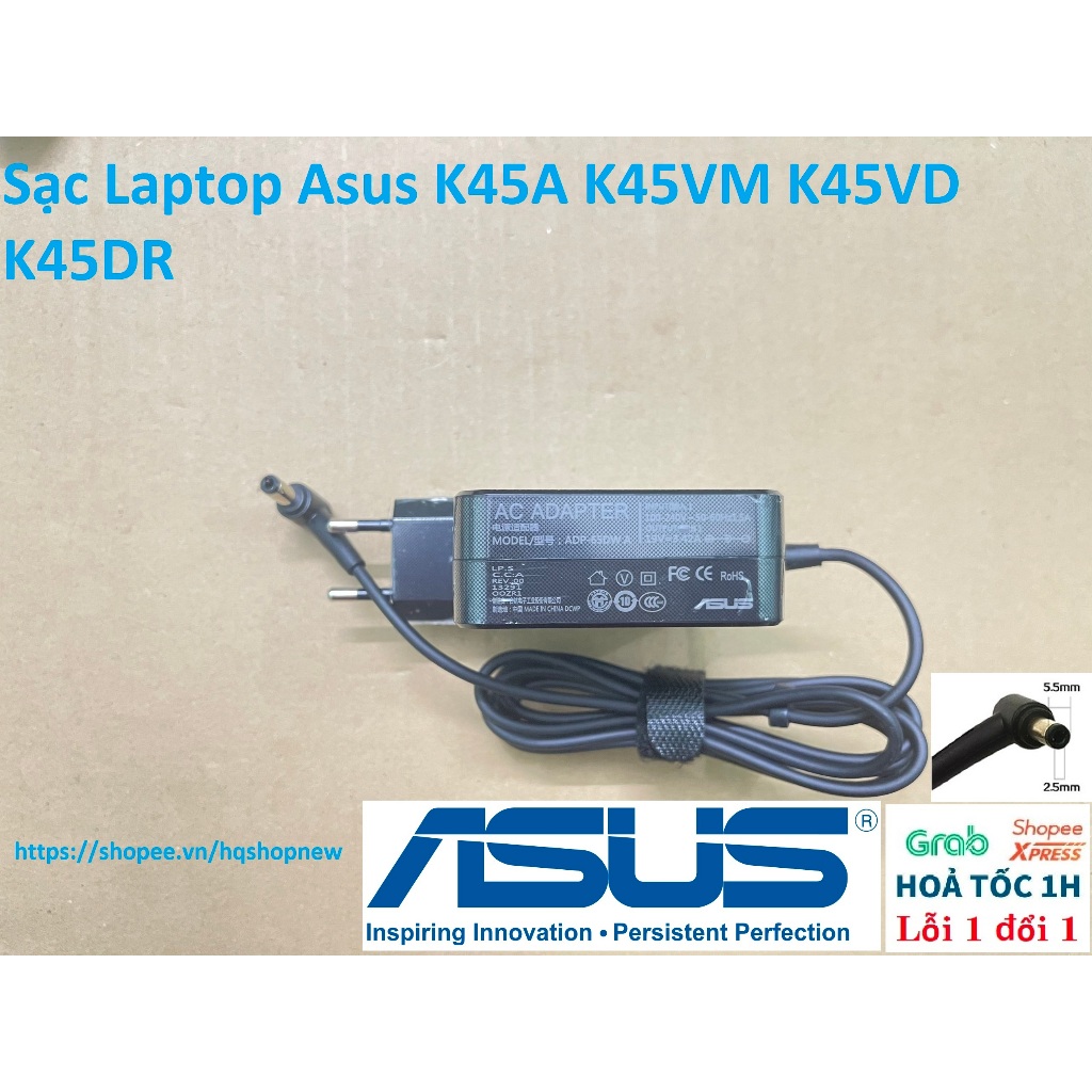 ⚡️ Sạc Laptop Asus K45A K45VM K45VD K45DR