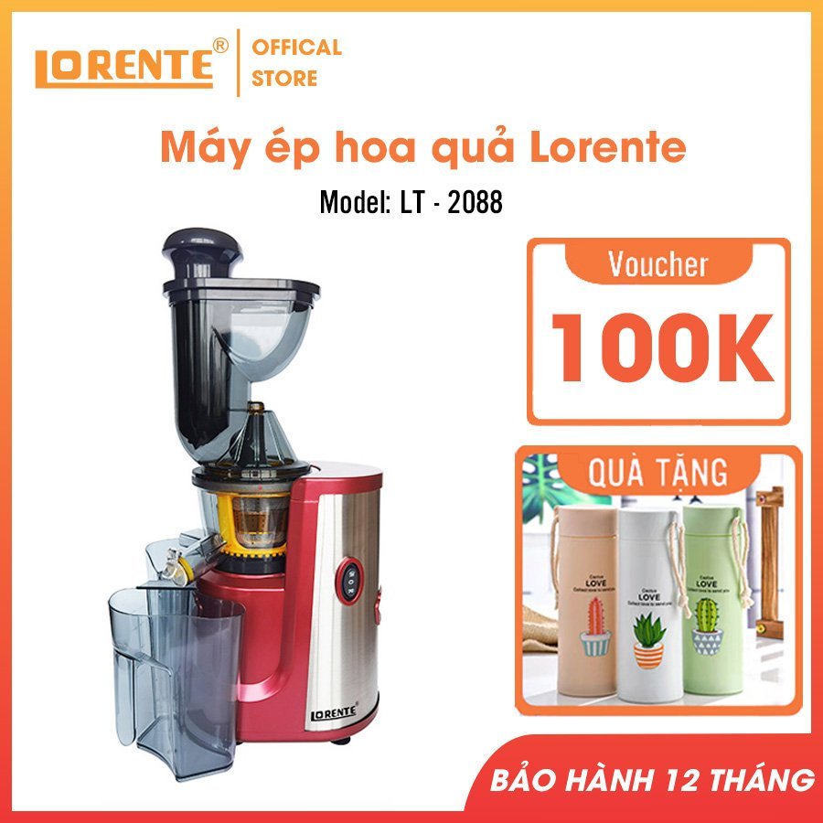Máy ép chậm hoa quả trục đứng Lorente LT-2088