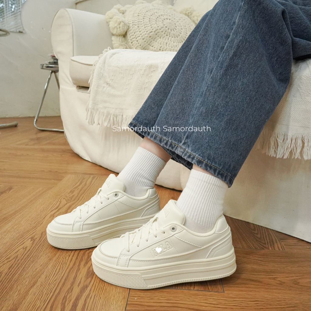 Giày thể thao nữ Fila Interfair đế cao hack dáng, siêu bền chính hãng Hàn Quốc sale