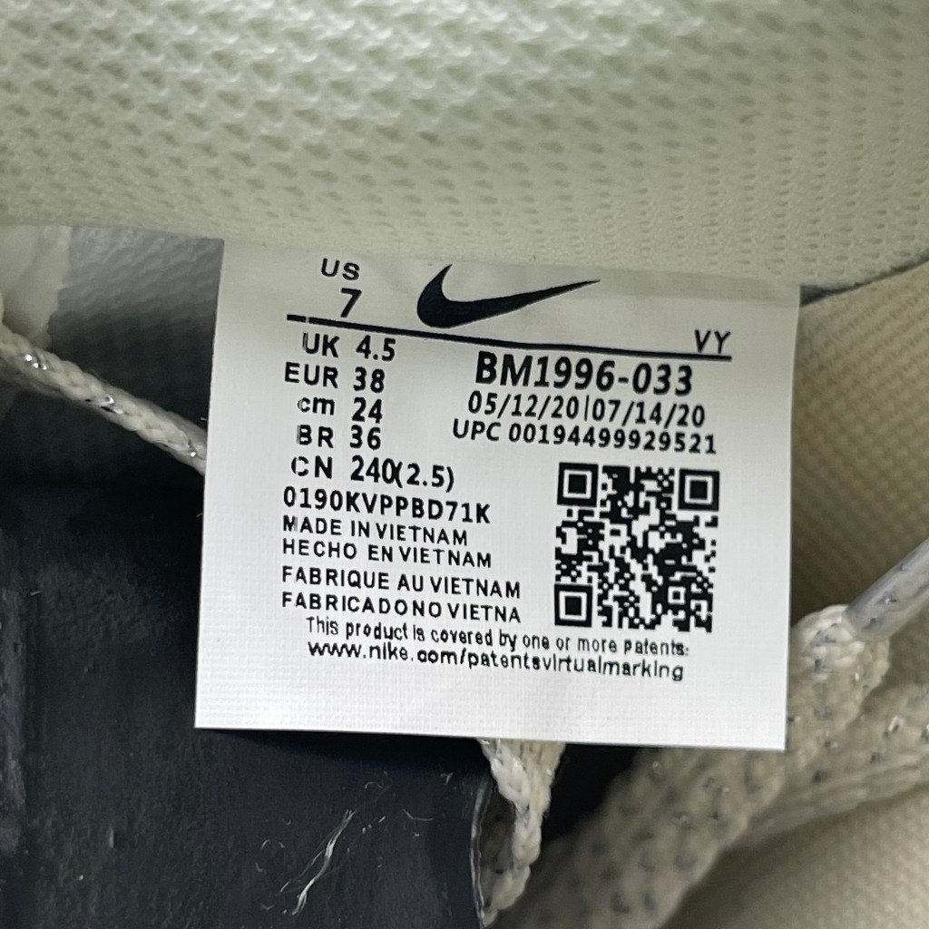 Giày AF1 07 Low Keep Fresh Beige Black, AF1 Kem Móc Xám Phản Quang - Than.Shoes