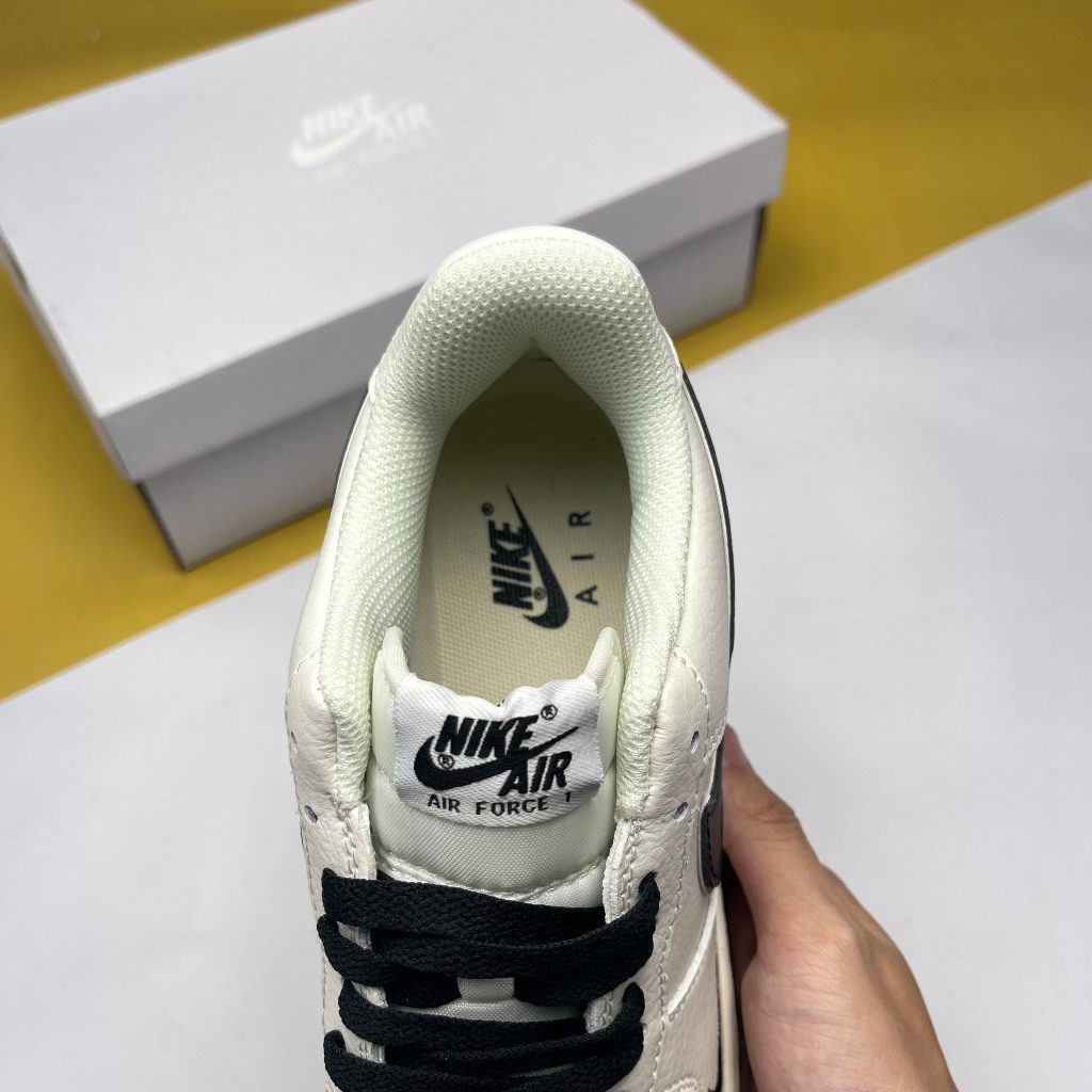 Giày AF1 07 Low Keep Fresh Beige Black, AF1 Kem Móc Đen - Than.Shoes