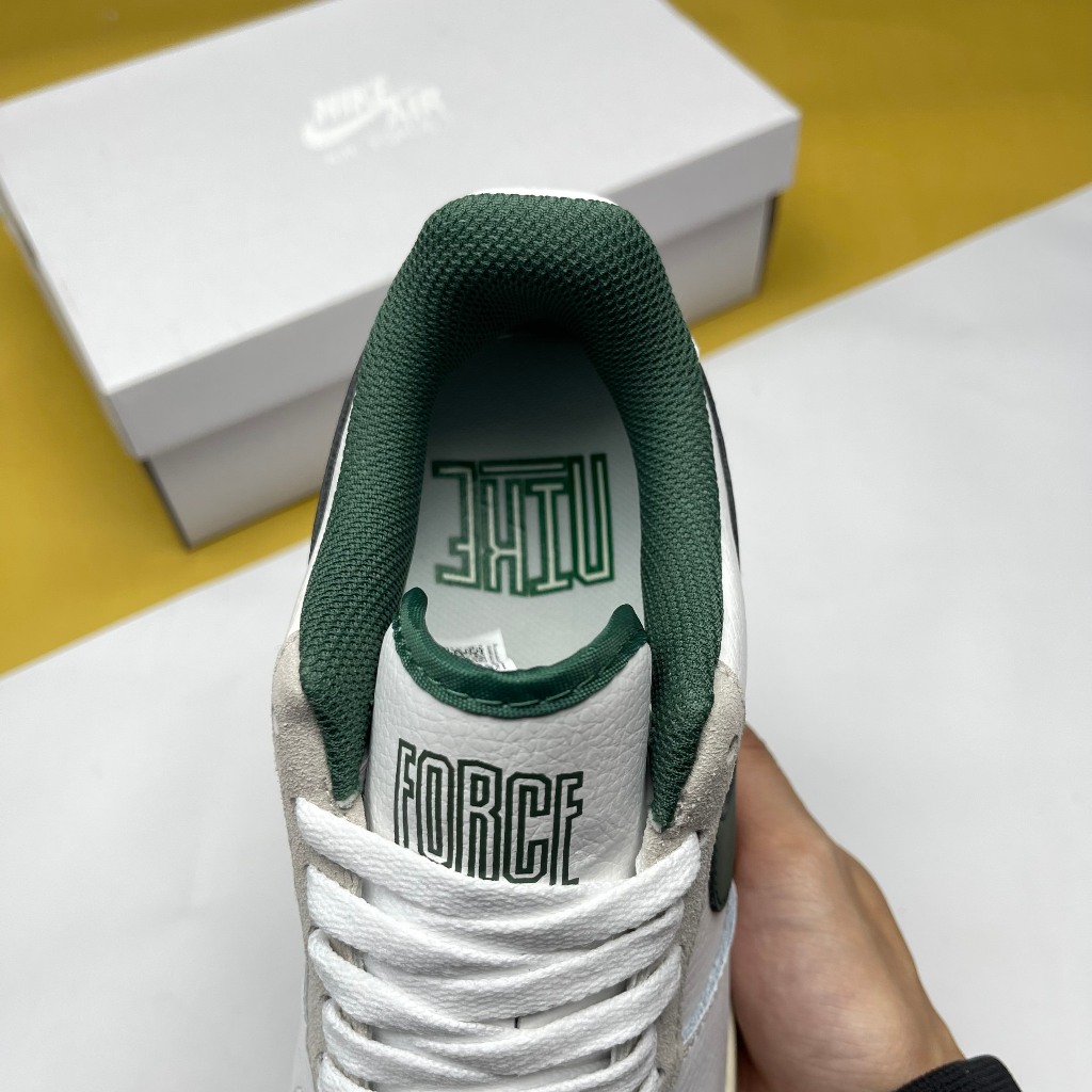 Giày AF1 Low 07 LX Gorge Green, AF1 Trắng Móc Xanh Rêu - Than.Shoes