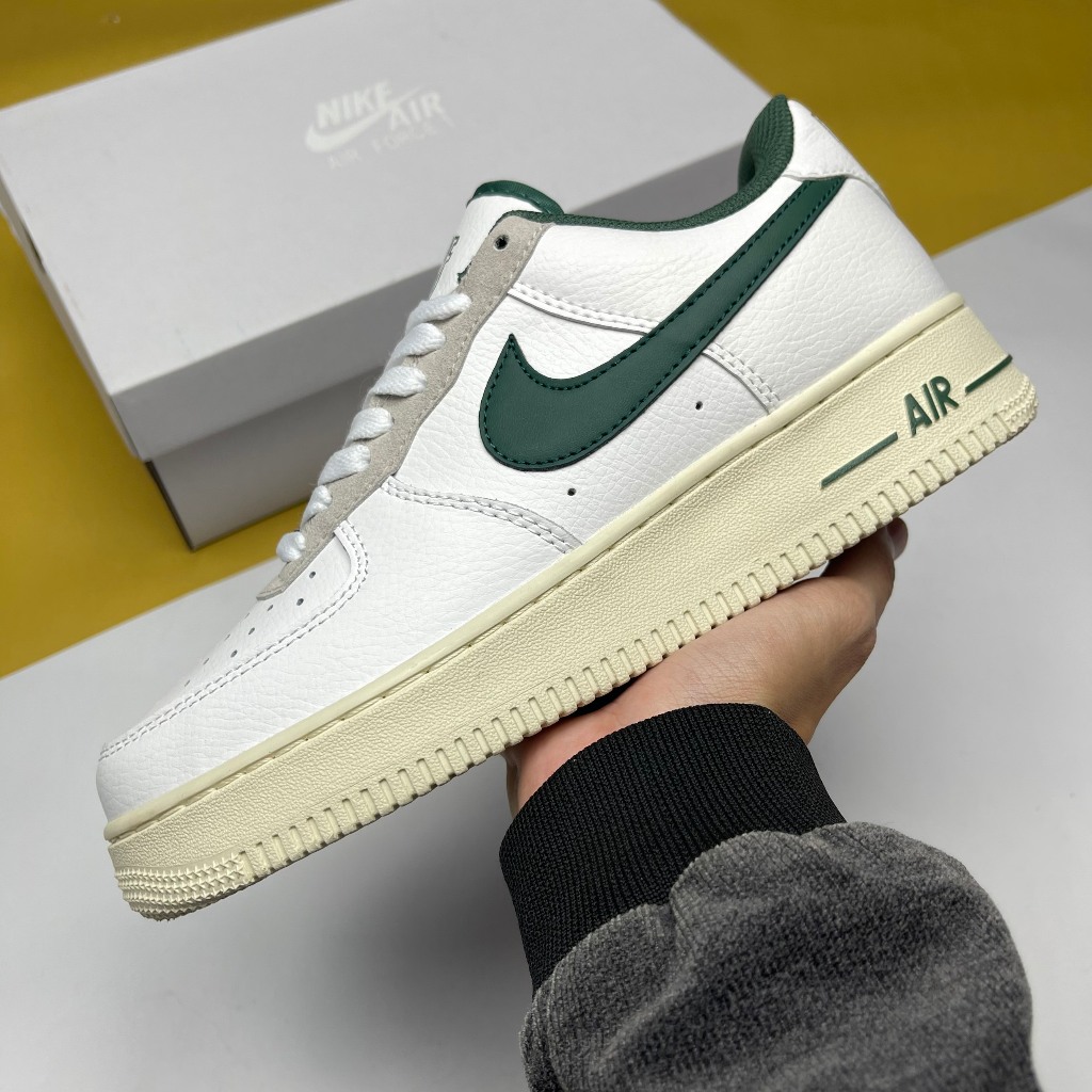 Giày AF1 Low 07 LX Gorge Green, AF1 Trắng Móc Xanh Rêu - Than.Shoes