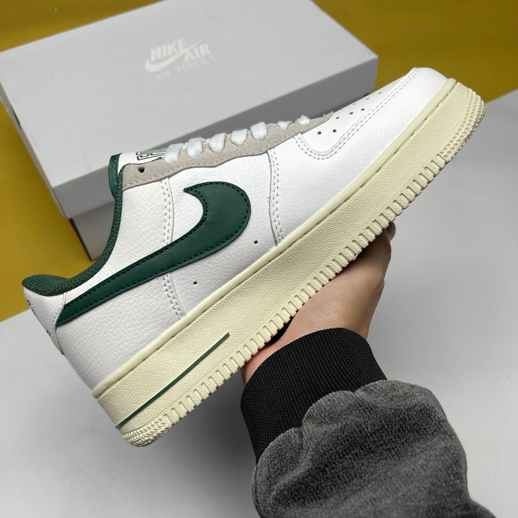 Giày AF1 Low 07 LX Gorge Green, AF1 Trắng Móc Xanh Rêu - Than.Shoes