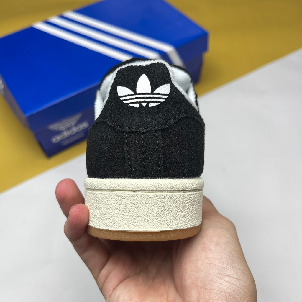 Giày Campus 00s Black Cloud White, Campus Đen Sọc Trắng - Than.Shoes