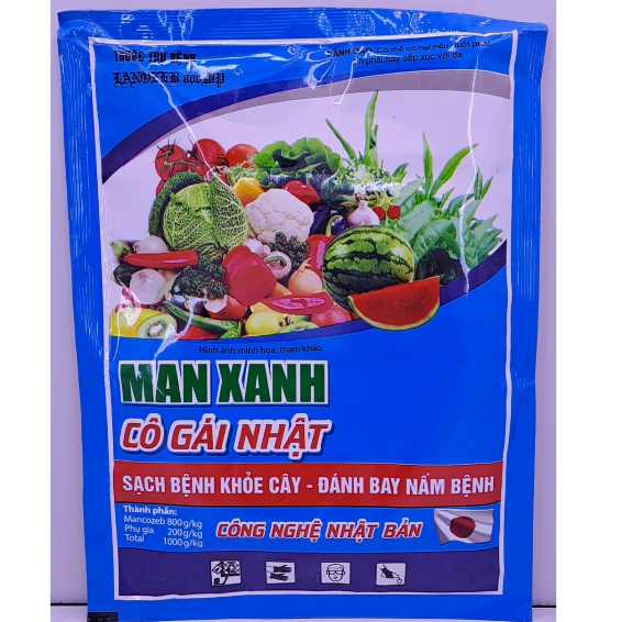 Thuốc Trừ Bệnh Man Xanh - Cô Gái Nhật Sạch bệnh khỏe cây, đánh bay nấm bệnh Công nghệ Nhật Bản