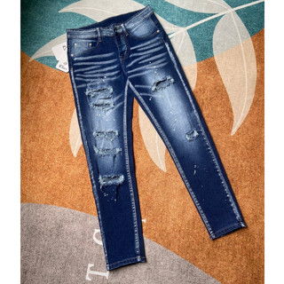 quần bò jean nam dài dsq đen xanh rách gối kiểu,chất jean co giãn tốt chuẩn form giá rẻ
