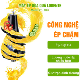 Máy ép chậm hoa quả trục đứng Lorente LT-2088