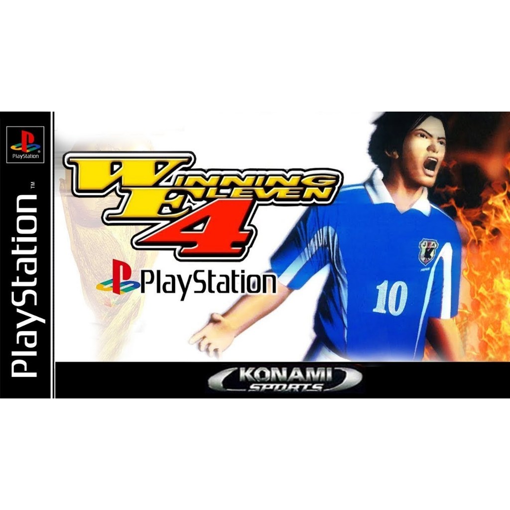 Winning Eleven 4 ps1 - đĩa game ps1 - Đá banh Nhật 4 - English name
