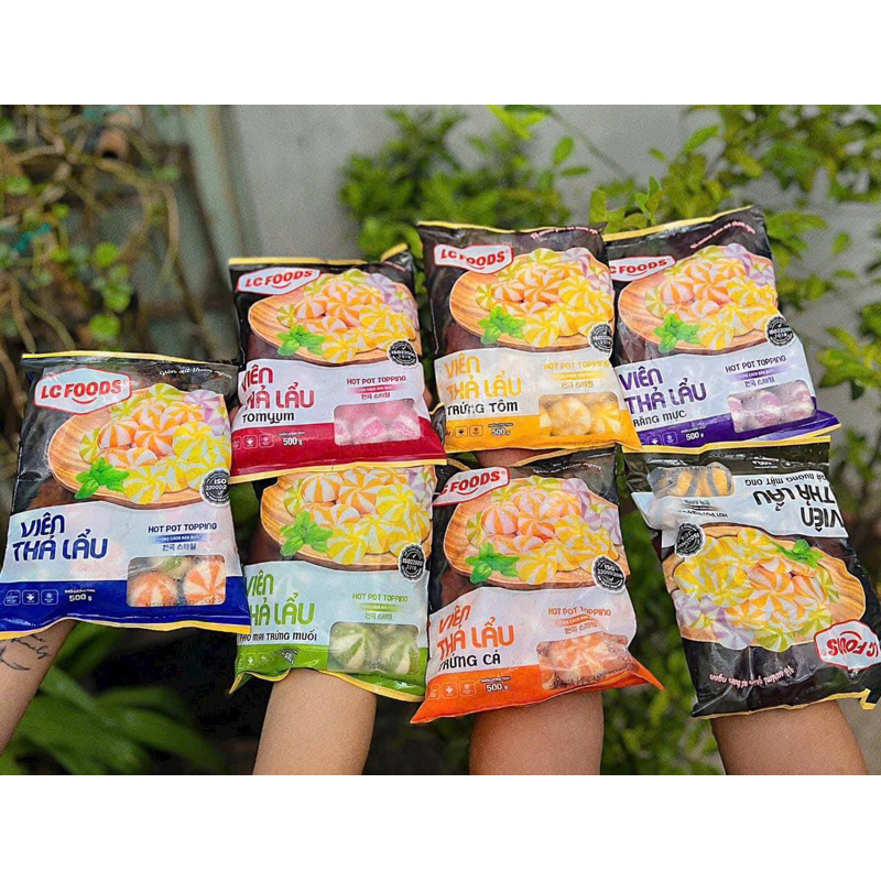 Viên Thả Lẩu Đủ Loại Gói 500g (Ship Đà Nẵng)