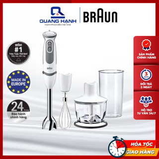[Bảo hành 2 năm chính hãng] Máy xay cầm tay Braun MQ5235 MQ 5235 1000W