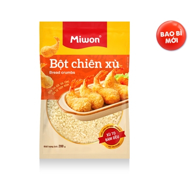 com bo10 gói Bột chiên xù Miwon gói 100g