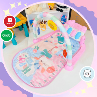 Thảm 9BABY nằm chơi nhạc hình hươu hồng phát triển trí tuệ cho bé