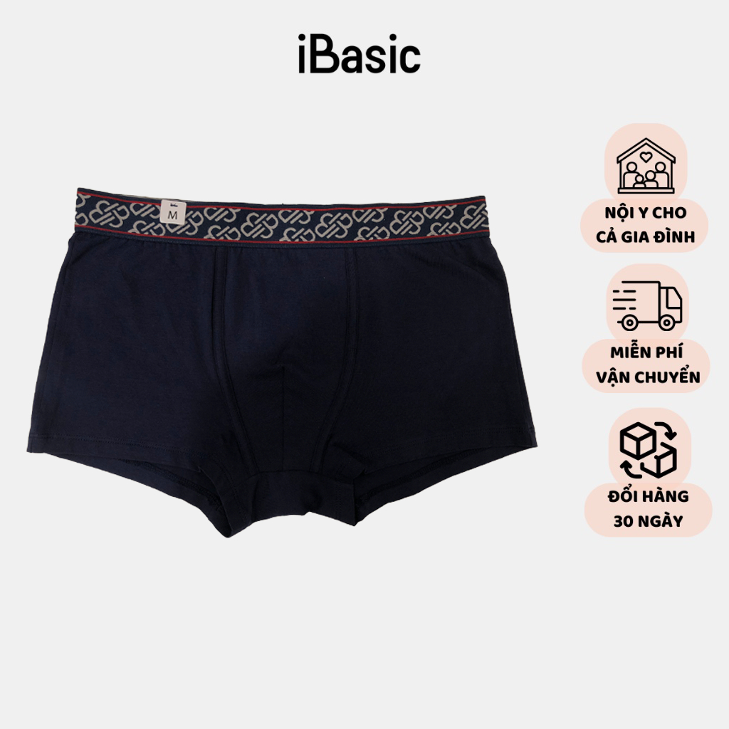 Quần lót nam cotton trunk iBasic PANM078