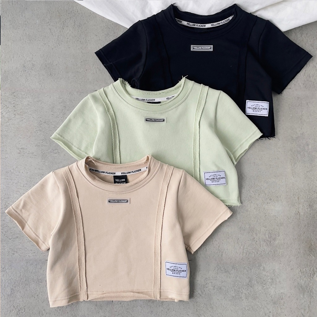 Áo croptop YELLOWW FLICKER patchy freesize