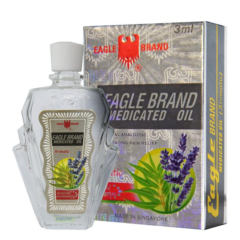 Dầu gió trắng Eagle Brand hương lavender 3ml chai nhỏ