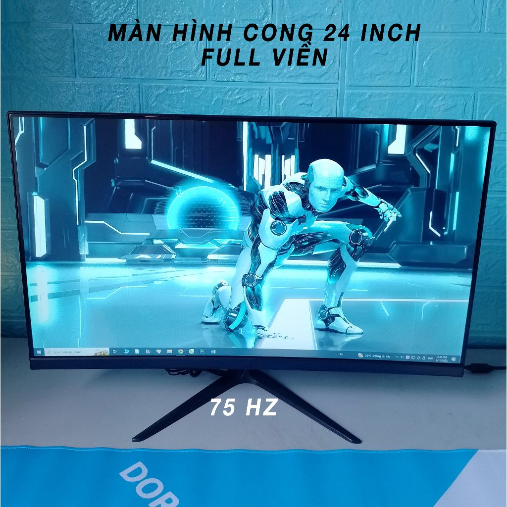 Màn hình máy tính PC Phantom snake tấm nền IPS 24inch 75Hz mới fullbox thiết kế tràn viền