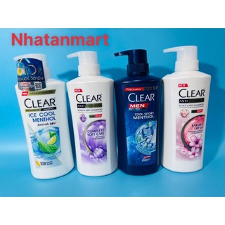 (Mẫu Mới) Dầu gội đầu CLEAR 400-450ml cao cấp các mùi-Thái Lan
