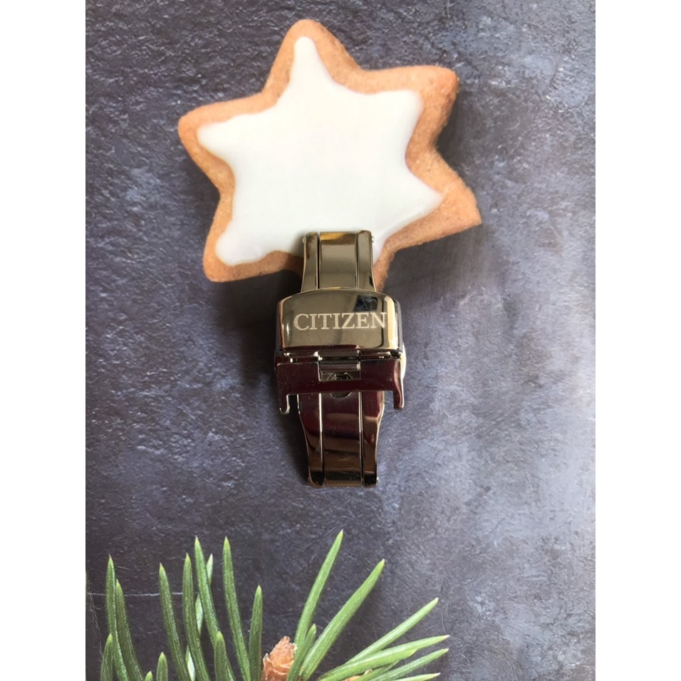 KHOÁ BƯỚM KHẮC LOGO CITIZEN DÀNH CHO DÂY DA ĐỒNG HỒ