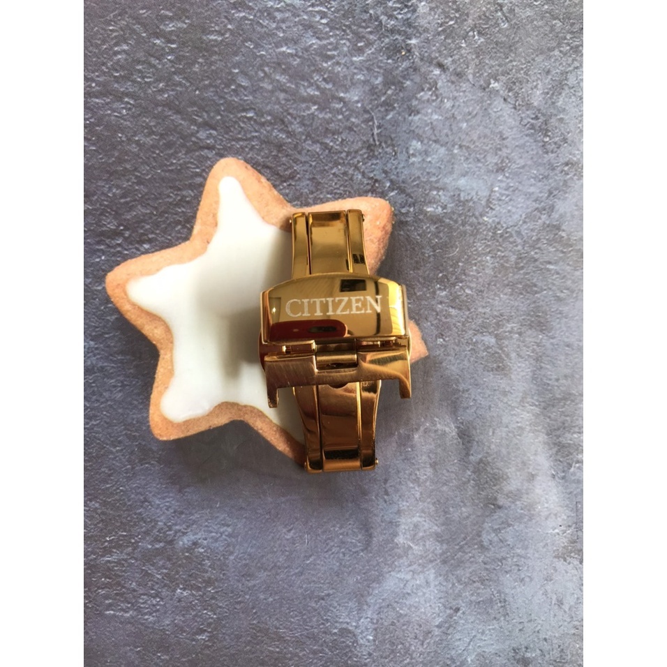 KHOÁ BƯỚM KHẮC LOGO CITIZEN DÀNH CHO DÂY DA ĐỒNG HỒ