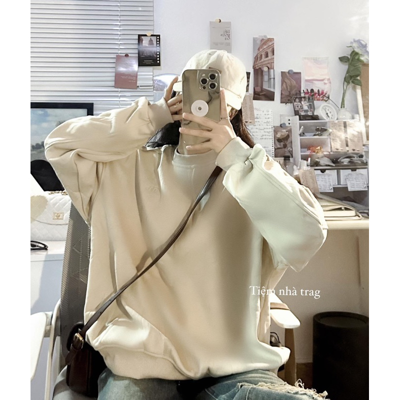 Áo nỉ nhung sweater