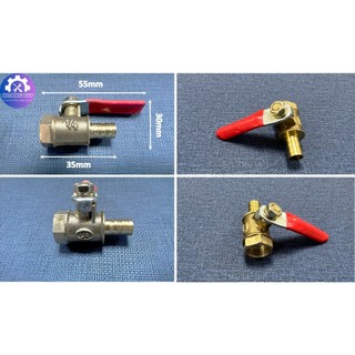 Van bi đồng khóa mở khí nén, phun sương 1/4inch.