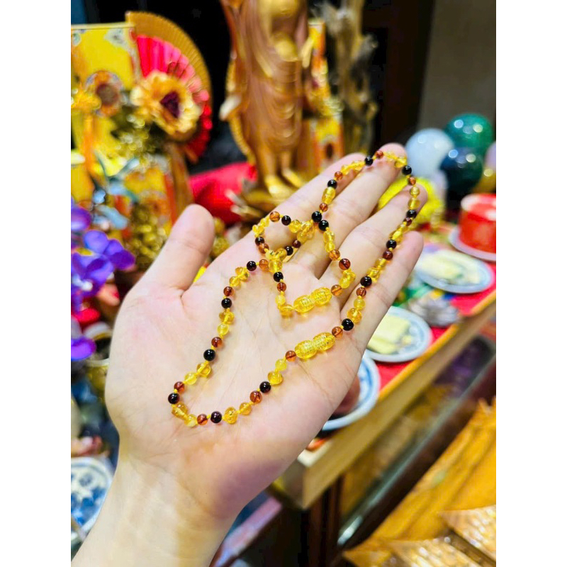 Bộ hổ phách amber cho bé