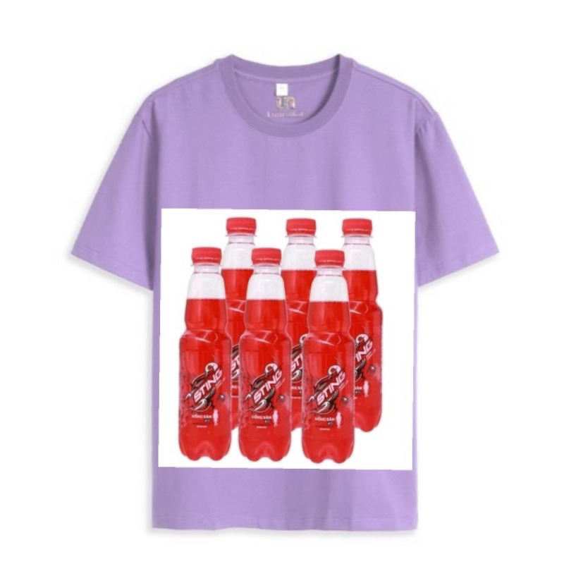 Thời trang áo thun unisex LÓC 6 CHAI NƯỚC NGỌT CÁT LOẠI