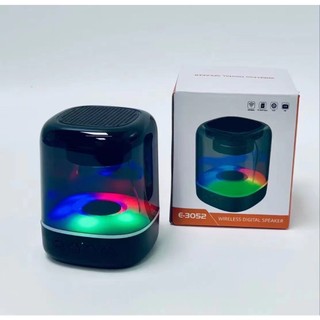 SU25 Loa bluetooth mini E3052 không dây âm thanh vòm Led RGB nhấp nháy theo nhạc cực đẹp 8 chế độ chỉnh màu