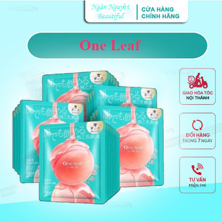 Mặt nạ đào sữa chua dưỡng ẩm trắng da One leaf