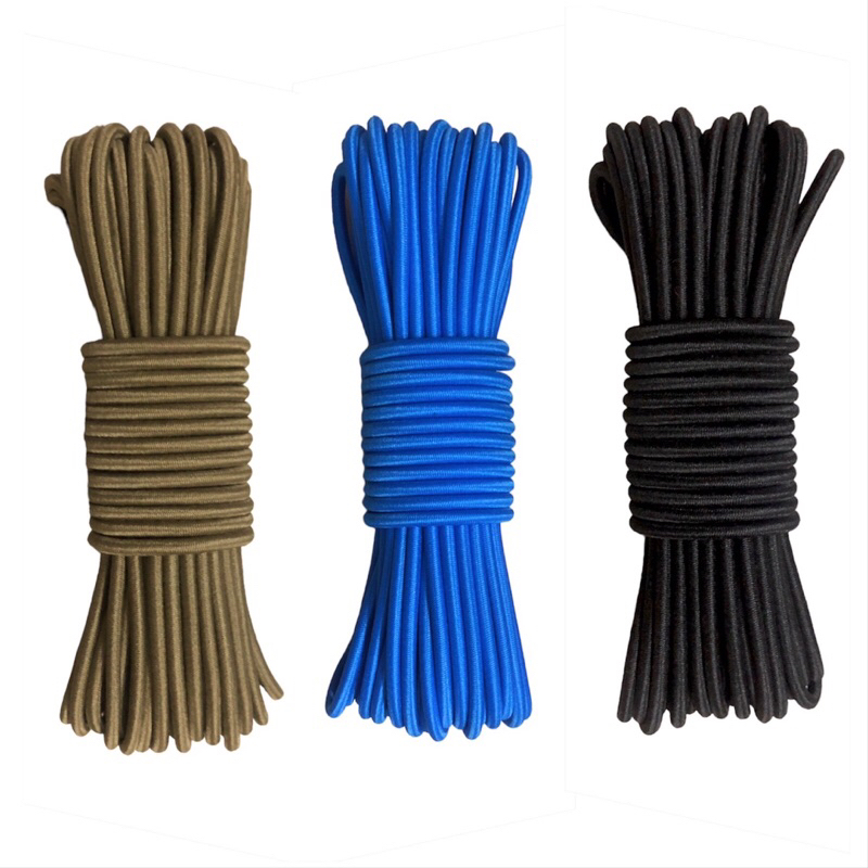 10 mét - Dây Dù thun 3mm co giãn 100% ko biến dạng dùng làm sp handmade, trang trí, cố định đồ vật