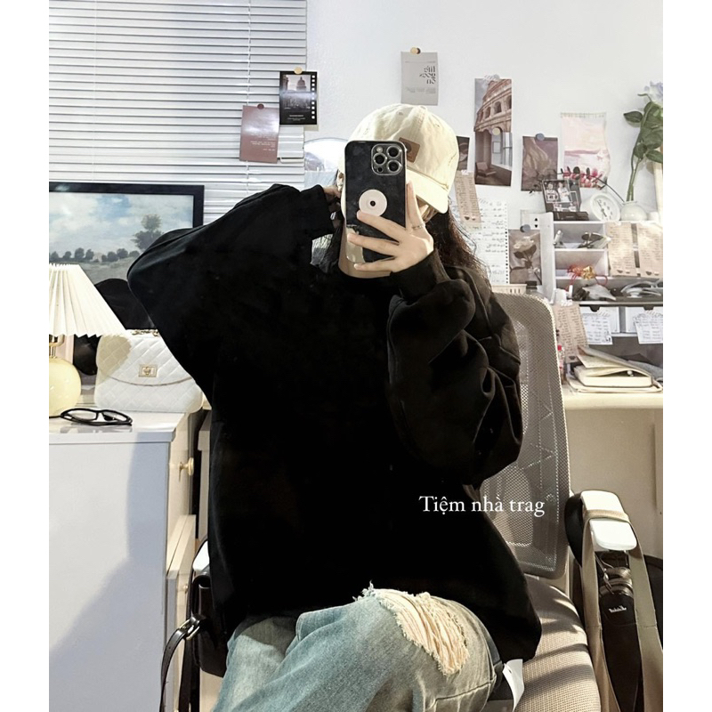 Áo nỉ nhung sweater