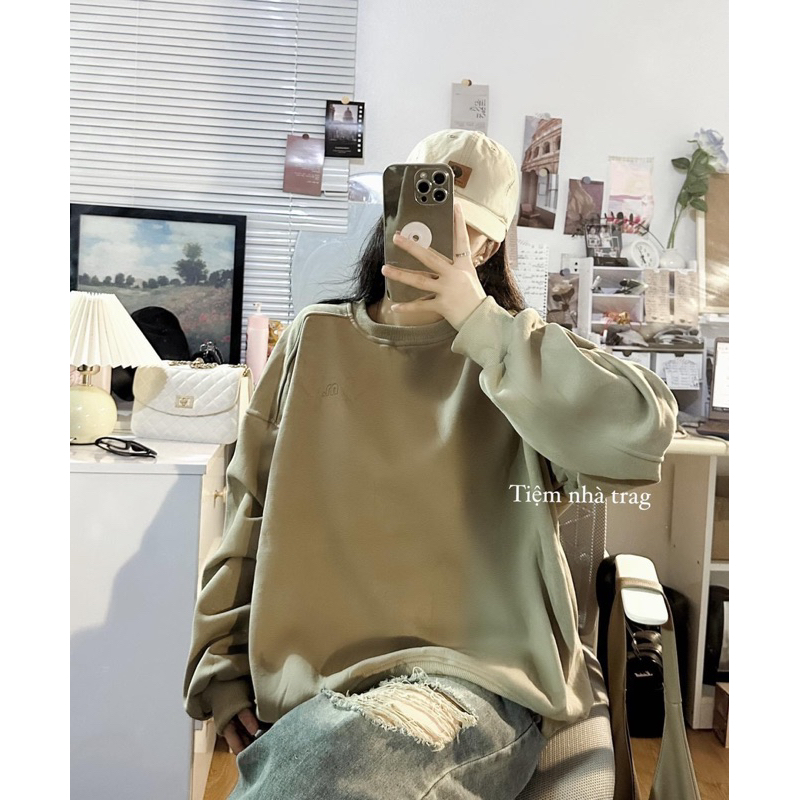 Áo nỉ nhung sweater