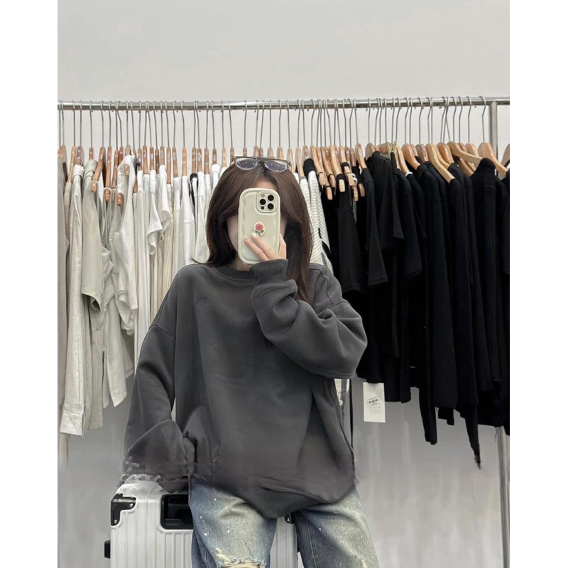 Áo nỉ nhung sweater