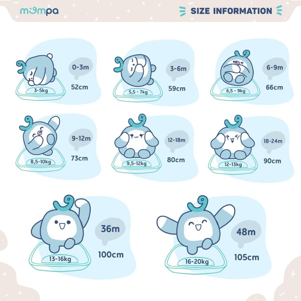 Bodysuit cho bé sơ sinh Mompa từ 0 đến 9 tháng dài tay cài chéo vải Sợi tre Bamboo mềm mại thoát hơi tốt MP 419