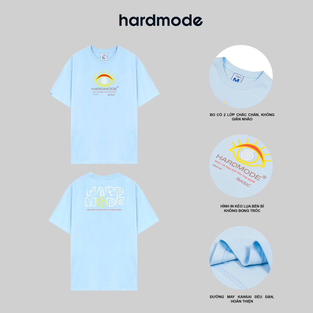 Áo thun nam nữ chất vải cotton over size local brand Hard Mode Auraseer Tee