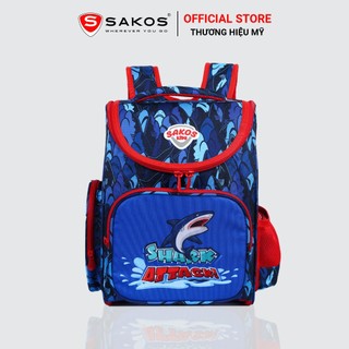 Balo học sinh thời trang sakos kid ninos - họa tiết dễ thương, siêu nhẹ, bảo vệ đôi vai và cột sống của trẻ