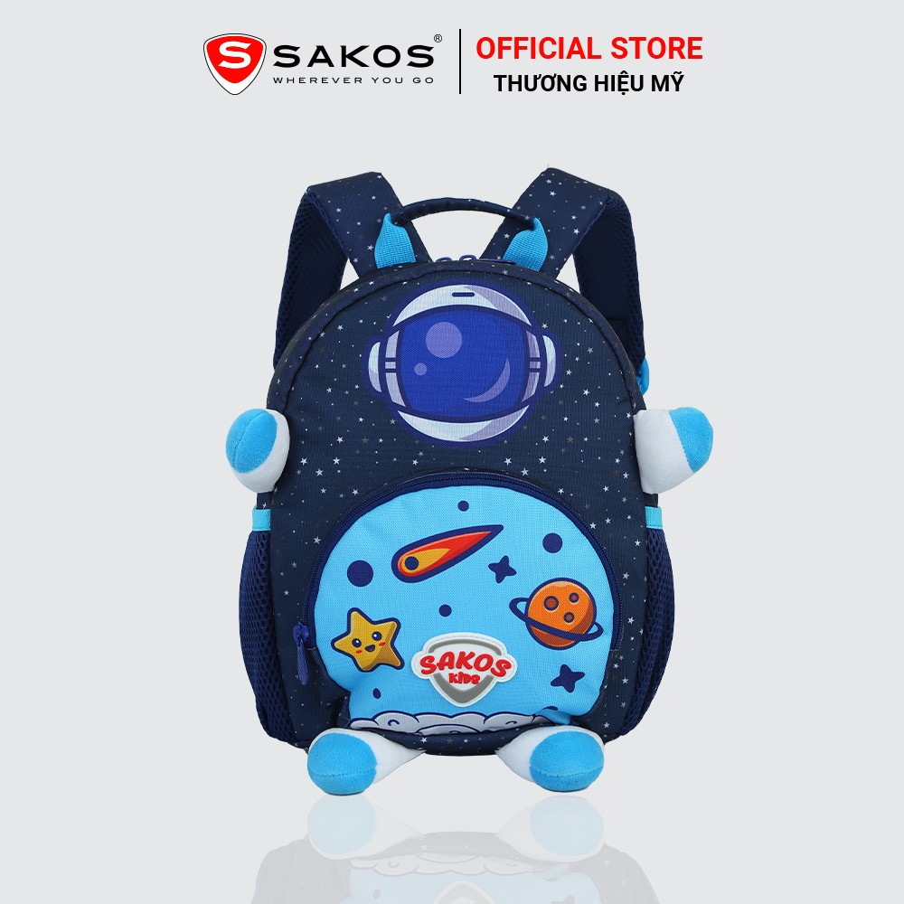 Balo Mẫu Giáo Trẻ Em Hình Thú SAKOS LOLLIPOP - Họa Tiết Dễ Thương Cho Bé Đi Học