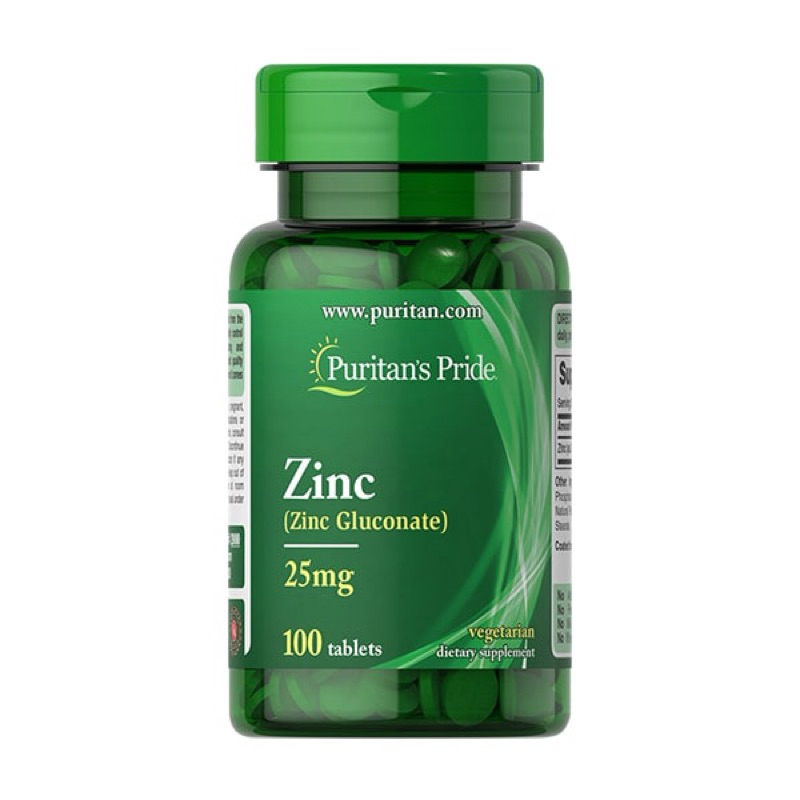 PURITAN'S PRIDE ZINC 50MG - Viên uống bổ sung Kẽm - Có thể dùng cho người ăn chay