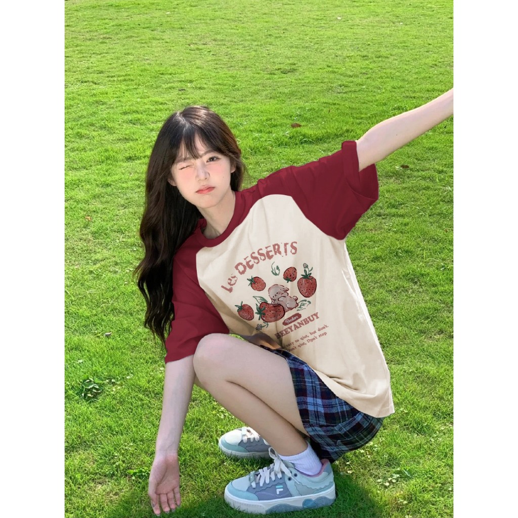Áo phông tay lỡ nam nữ SAM CLO thun form rộng dáng Unisex - Ulzzang áo cặp, áo nhóm, áo lớp phối in chữ les dessers RAGL