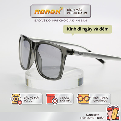 Kính Mát Nam Đi Ngày AORON Giảm Chói Lóa Ánh Sáng Đèn Pha Kiểu Dáng Basic Dễ Phối Đồ Có Thể Thay Thế Cận AK010
