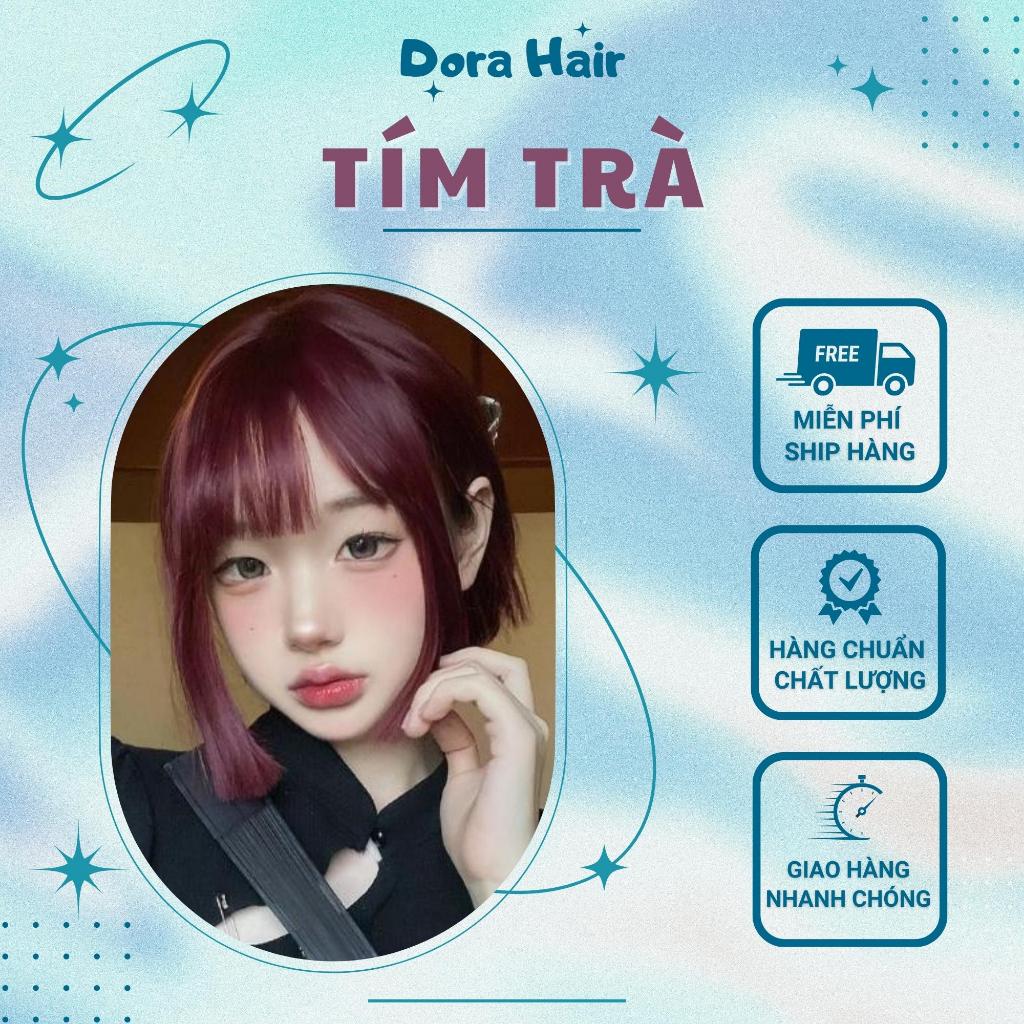 Thuốc Nhuộm Tóc Màu TÍM TRÀ Không Tẩy | Dorahair, Dorahairs