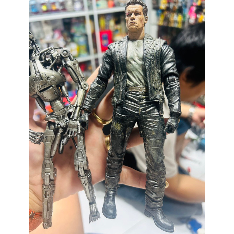 Mô hình Action Figure NECA Terminator T-800 Figure Judgment Day Arnold Schwarzenegger